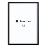 Poster Light Frame Wall-mounted (A1 - Black) LED Backlit Lightbox Light Box    - Jacob Bek