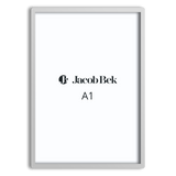 Poster Light Frame Wall-mounted (A1 - Silver) LED Backlit Lightbox Light Box    - Jacob Bek