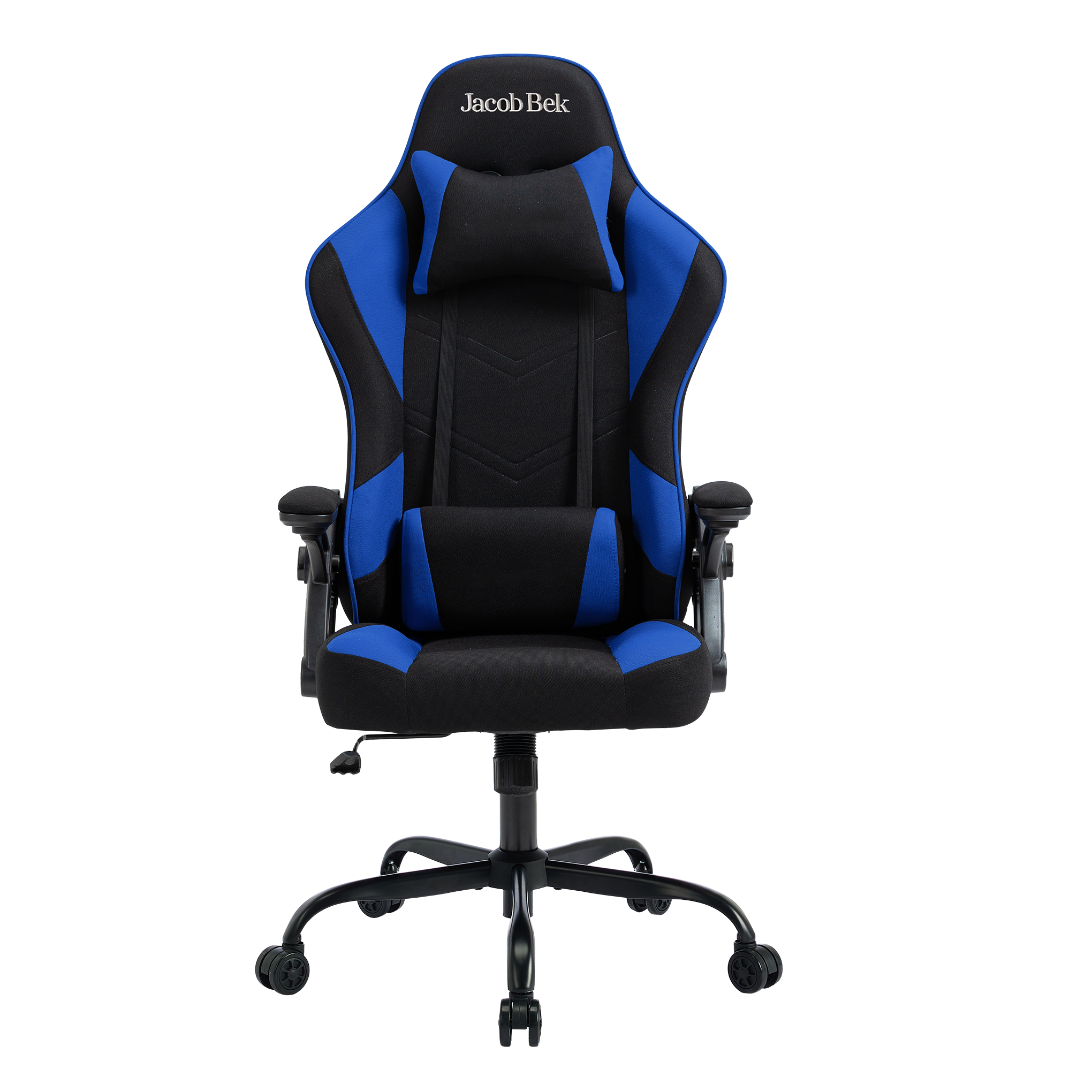 Gaming Chair Ergonomic (Blitz Blue) | Reclining, Adjustable Arms Gaming Chair - Jacob Bek Gaming