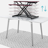 Gaming Desk Converter (Carbon Fibre, 80cm) | Sit-Stand Desk