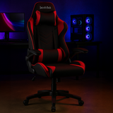 Gaming Chair Ergonomic (Raze Red) | Reclining, Adjustable Arms (Fabric) Gaming Chair - Jacob Bek Gaming
