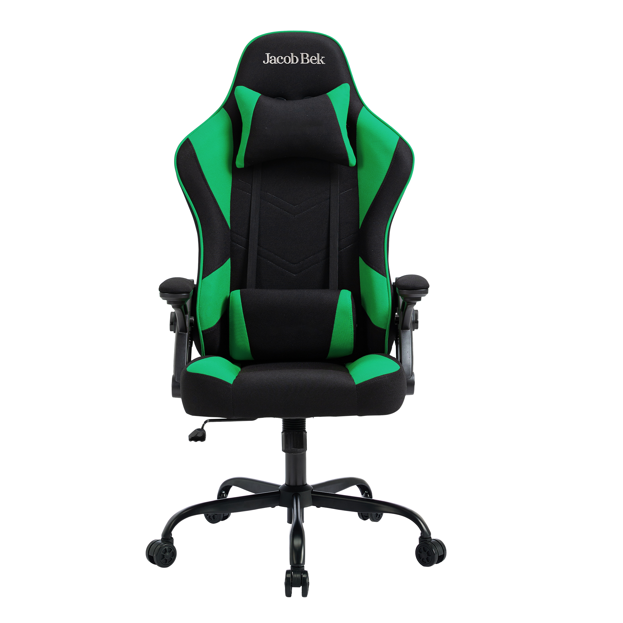 Gaming Chair Ergonomic (Hunter Green) | Reclining, Adjustable Arms Gaming Chair - Jacob Bek Gaming