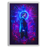 Poster Light Frame Wall-mounted (A2 - Silver) LED Backlit Lightbox Light Box    - Jacob Bek