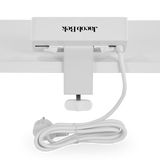 Gaming 4-in-1 Power Strip With USB-C, Desk Clamp (White)