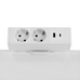 Gaming 4-in-1 Power Strip With USB-C, Desk Clamp (White) Upsell Products - Jacob Bek Gaming