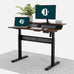 Electric Standing Desk (Walnut, 120cm) | Two Tier, Sit-Stand Desk Electric Standing Desk    - Jacob Bek