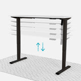 Electric Standing Desk (White, 140cm) | Sit-Stand Desk Electric Standing Desk    - Jacob Bek