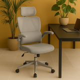 Mesh Office Chair (Grey) | Ergonomic Desk Chair - Jacob Bek