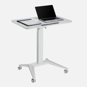 Standing Mobile Laptop Desk (White)_5